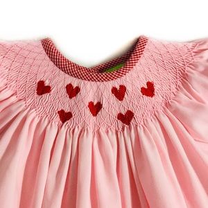 Classic Whimsy Girls Smocked Short Sleeve Dress!